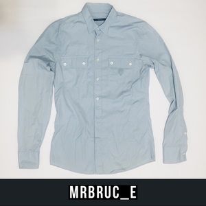 Gucci Utility Button Shirt Blue (15)